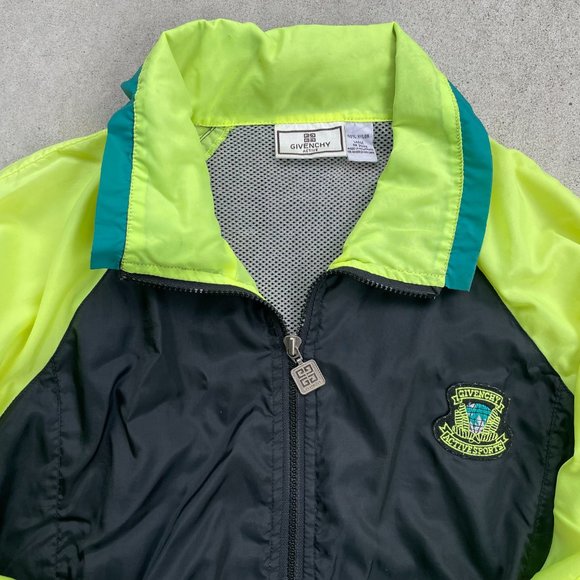 Givenchy Activewear 100% Nylon Windbreaker Full Zip Jacket - size L - Picture 6 of 8
